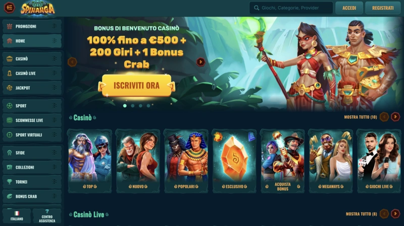 Spinanga Homepage