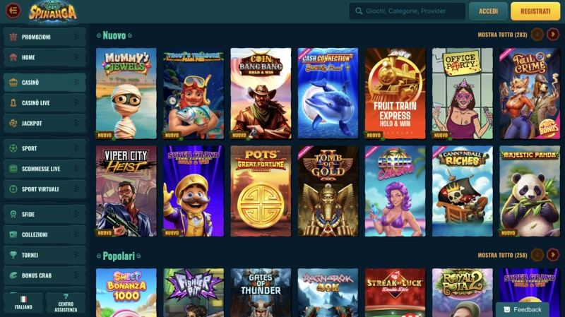 Spinanga Slots